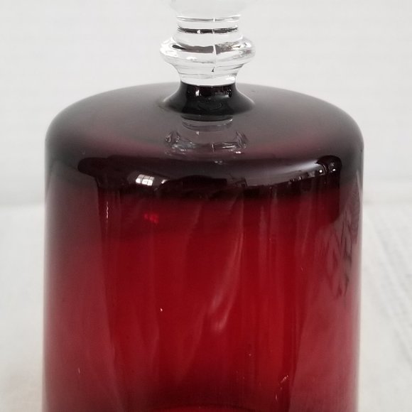 Vintage Cristal D'Arques Durand France CRA3 Ruby Glass Wine Glass - Picture 3 of 4